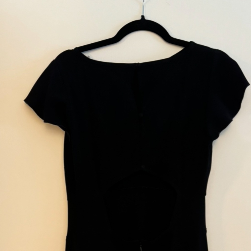 Diane Von Furstenburg Mermaid Black Cocktail Dress